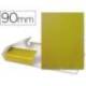 Carpeta de proyectos Liderpapel de carton con gomas amarillo 9 cm
