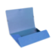 Carpetas de gomas en carton prespan Liderpapel Folio azul 880 g/m2