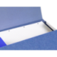 Carpetas de gomas en carton prespan Liderpapel Folio azul 880 g/m2
