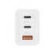 CARGADOR DE PARED TNB GAN 390 W USB-C + USB A COLOR BLANCO