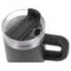 TAZA TERMICA ASA ANTARTIK PULSE ISOTERMICA TAPA HERMETICA ACERO INOXIDABLE PAJITA LIBRE BPA NEGRO 570 ML