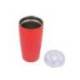 VASO TERMICO ANTARTIK MONO TAPA HERMETICA ACERO INOXIDABLE LIBRE DE BPA ROJO 520 ML