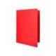 Subcarpeta de cartulina Liderpapel Tamaño folio Rojo pastel 180g/m2