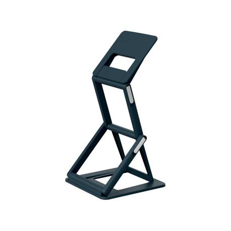 SOPORTE LEITZ ERGO 2 EN 1 PARA PORTATIL HASTA 17" AJUSTABLE 5 ALTURAS COLOR GRIS OSCURO 315X47X310 MM