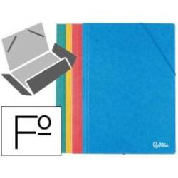 Carpeta Liderpapel gomas de colores surtidos