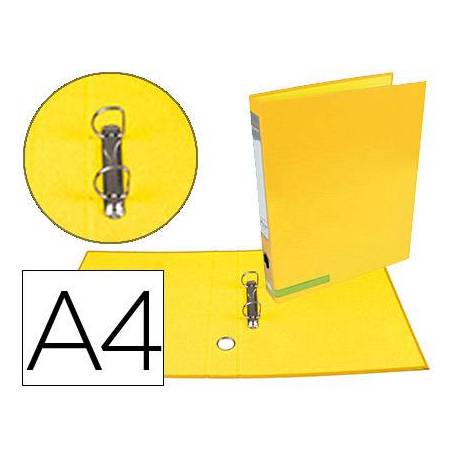 Carpeta marca Liderpapel carton forrado Color System A4 amarillo