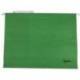 Carpeta colgante marca Liderpapel A4 Kraft Verde