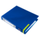 Carpeta anillas carton forrado Liderpapel Paper Coat Documenta lomo 40 mm azul