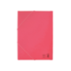 Carpetas de gomas carton simil prespan Liderpapel Folio rojo