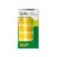 GOMETS LIDERPAPEL AUTOADHESIVO S CIRCULOS 20 MM AMARILLO ROLLO DE 2000 UNIDADES EN CAJA DE CARTON