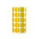 GOMETS LIDERPAPEL AUTOADHESIVO S CIRCULOS 20 MM AMARILLO ROLLO DE 2000 UNIDADES EN CAJA DE CARTON