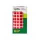 GOMETS LIDERPAPEL AUTOADHESIVO S CIRCULOS 10,5 MM ROJO ROLLO DE 6000 UNIDADES EN CAJA DE CARTON