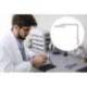 LAMPARA DE ESCRITORIO MAUL LED CON PINZA CABEZAL INCLINABLE Y GIRATORIO COLOR BLANCO
