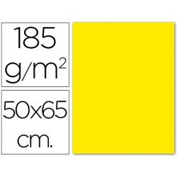 Cartulina Guarro amarillo canario 500 x 650 mm de 185 gm2