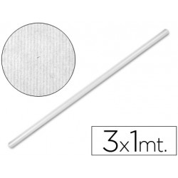 Rollo papel tipo kraft Liderpapel 3 x 1 m blanco
