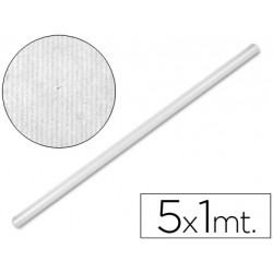 Bobina papel tipo kraft Liderpapel 5 x 1 m blanco