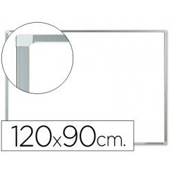 Pizarra Blanca Lacada Magnetica con marco de aluminio 120x90 Q-Connect