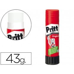 Pegamento en barra marca Pritt de 43 gramos