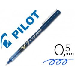 Rotulador Pilot V-7 Trazo 0,5 mm Azul