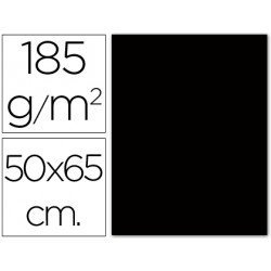 Cartulina Guarro negro - 50x65 cm -185 gr.