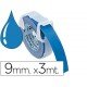 Cinta Dymo relieve en 3D 9mmx3m Azul