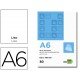 Bloc notas perforado Liderpapel din A6 apaisado 80 hojas 60g/m2