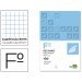 Recambio Liderpapel Folio 4 taladros 60 gr cuadrícula 8mm