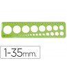 Plantilla circulos de 35 cm
