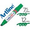 Rotulador permanente Artline EK-100 Recargable Color Verde