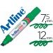 Rotulador permanente Artline EK-100 Recargable Color Verde