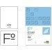 Recambio liderpapel Folio 100 hojas 60g/m2 liso sin margen 4 taladros