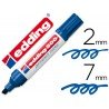 Rotulador Permanente Edding 500 Color Azul Punta Biselada