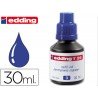 Tinta rotulador edding t-25 azul frasco de 30 ml