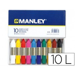 Ceras Manley 10 Colores 6cm =000330= 