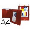 Carpeta lomo rigido gomas Beautone Din A4 rojo