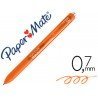 Boligrafo Paper Mate Inkjoy Retractil Gel 0,7 mm Color Naranja