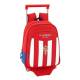Mochila Escolar Real Sporting De Gijon 34x27x10 Cm Con Ruedas