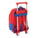 Mochila Escolar Real Sporting De Gijon 34x27x10 Cm Con Ruedas