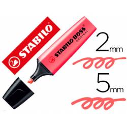 Rotulador Stabilo Boss 70 salmon fluorescente